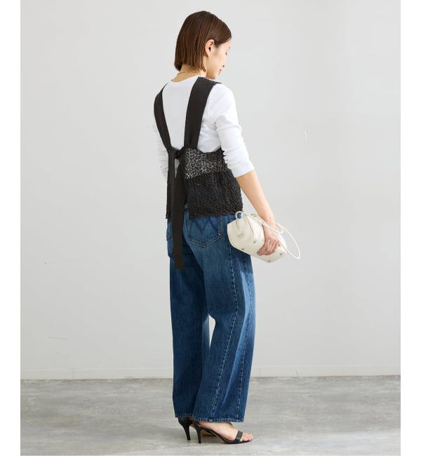 IENA「《追加》enrica/エンリカ レースガラKNIT ニット KNIT 225」|ニット・セーター|