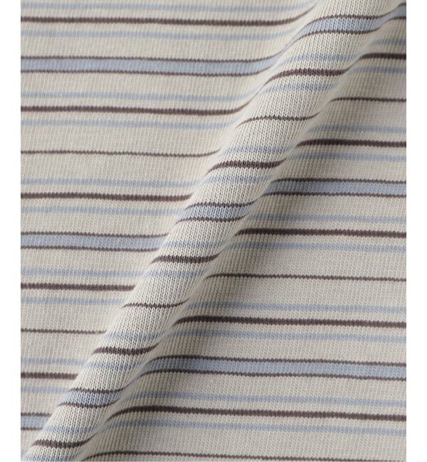 417 EDIFICE「【ANOTHER OFFICE/アナザーオフィス】417別注 Brief Stripe Rugby TEE」|Tシャツ・カットソー|