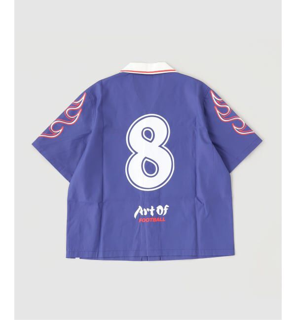 417 EDIFICE「ART OF FOOTBALL / Samurai Blue Button Down Shirt」|シャツ・ブラウス|