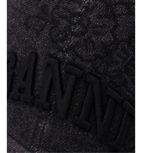 PULP「GANNI / ガニー Washed Embroidery Denim Cap」|キャップ・キャスケット|