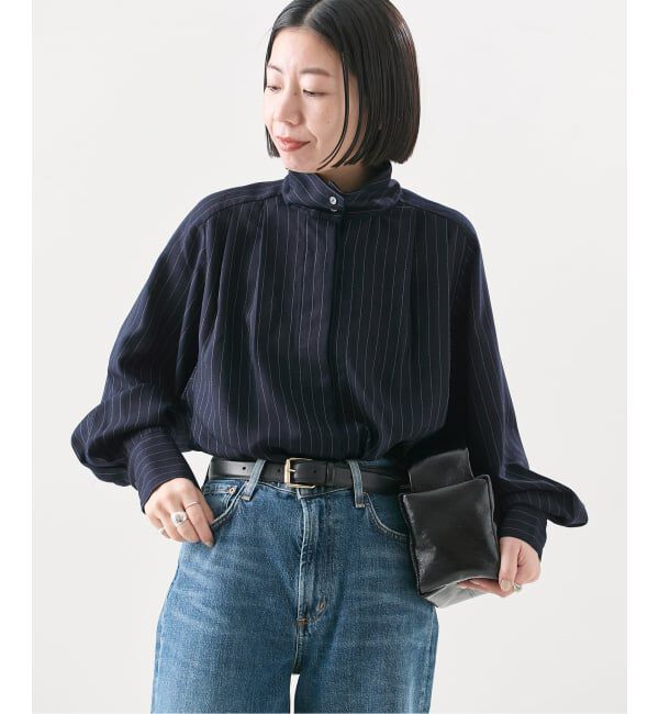 journal standard L'essage「【A PUPIL/ア ピューピル】別注 HNK RGLN BL STRIPES：ブラウス」|シャツ・ブラウス|