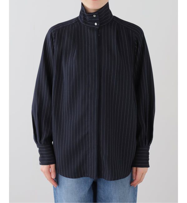 journal standard L'essage「【A PUPIL/ア ピューピル】別注 HNK RGLN BL STRIPES：ブラウス」|シャツ・ブラウス|