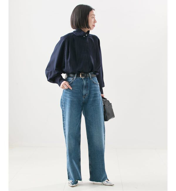 journal standard L'essage「【A PUPIL/ア ピューピル】別注 HNK RGLN BL STRIPES：ブラウス」|シャツ・ブラウス|