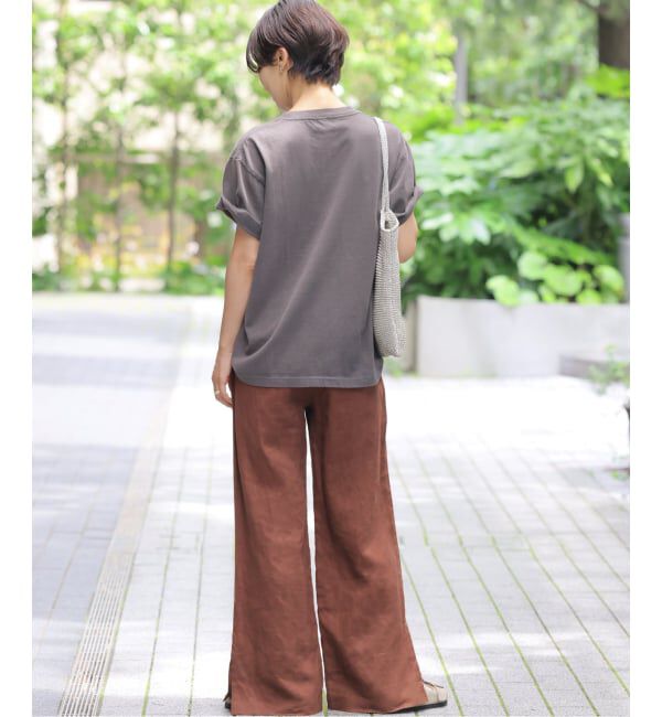 JOURNAL STANDARD relume「《一部WEB限定追加6 / 新色 / 新サイズ》麻スリットイージーパンツ」|その他|