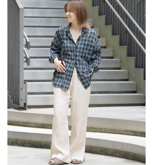 JOURNAL STANDARD relume「《一部WEB限定追加6 / 新色 / 新サイズ》麻スリットイージーパンツ」|その他|