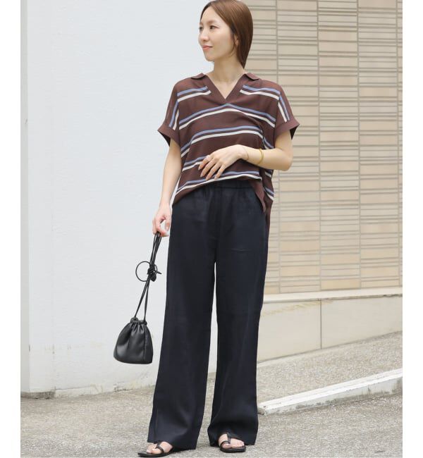 JOURNAL STANDARD relume「《一部WEB限定追加6 / 新色 / 新サイズ》麻スリットイージーパンツ」|その他|