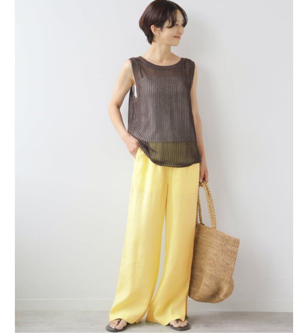 JOURNAL STANDARD relume「《一部WEB限定追加6 / 新色 / 新サイズ》麻スリットイージーパンツ」|その他|