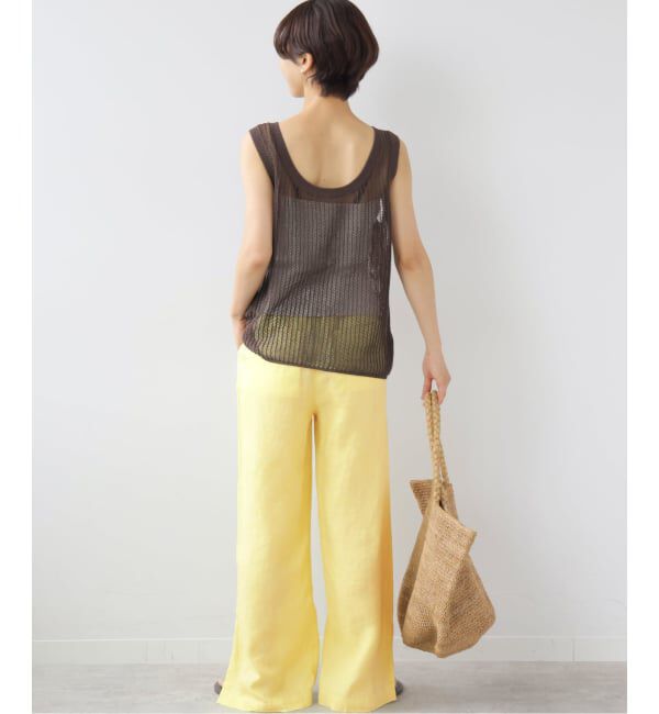 JOURNAL STANDARD relume「《一部WEB限定追加6 / 新色 / 新サイズ》麻スリットイージーパンツ」|その他|