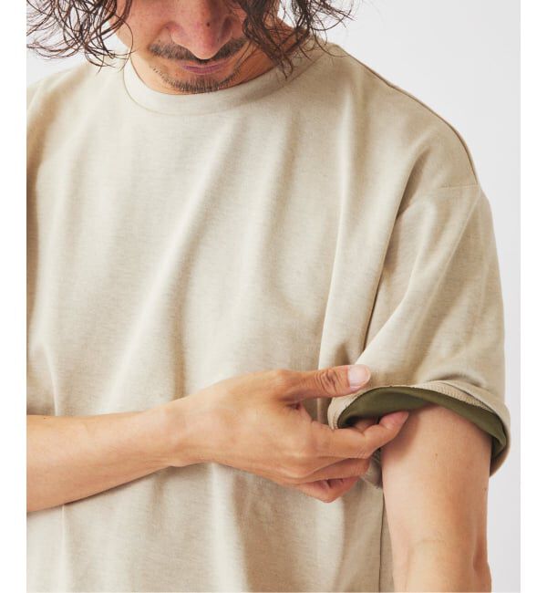 JOURNAL STANDARD relume「コントラスト クルーネック ポンチTシャツ」|Tシャツ・カットソー|