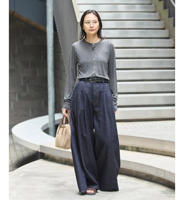 JOURNAL STANDARD「《予約》コーンデニムライトオンススーパーワイドパンツ」|デニム|