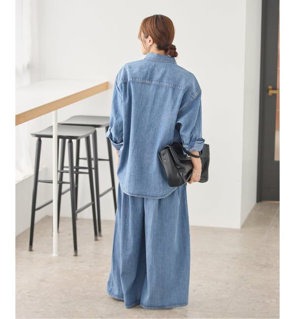 JOURNAL STANDARD「《予約》コーンデニムライトオンススーパーワイドパンツ」|デニム|