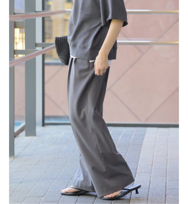 JOURNAL STANDARD relume「《WEB限定追加予約》スムースフレアタックパンツ」|スラックス|