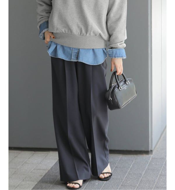 JOURNAL STANDARD relume「《WEB限定追加予約》スムースフレアタックパンツ」|スラックス|