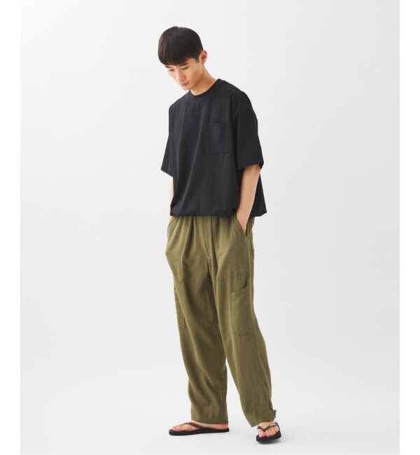 JOURNAL STANDARD relume「&rdquo;Relume&rdquo; リネン / レーヨン イージー ベイカーパンツ」|カーゴ|