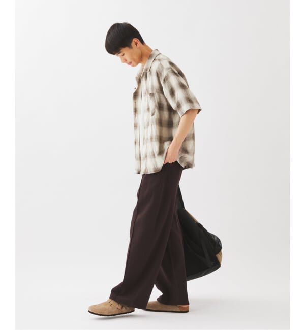JOURNAL STANDARD relume「リネンミックス クリンクル シャドーオンブレチェック 半袖シャツ」|シャツ・ブラウス|