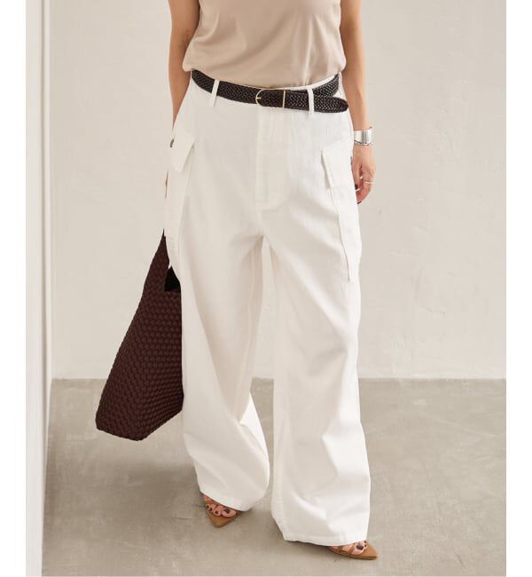 JOURNAL STANDARD「《予約》Military Cargo Pants」|カーゴ|ホワイト