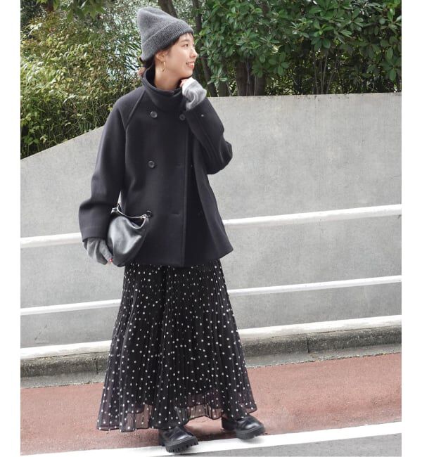 Spick and Span「《一部店舗+WEB限定》ドットプリーツイージースカート」|スカート|