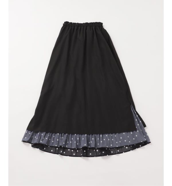 Spick and Span「《一部店舗+WEB限定》ドットプリーツイージースカート」|スカート|