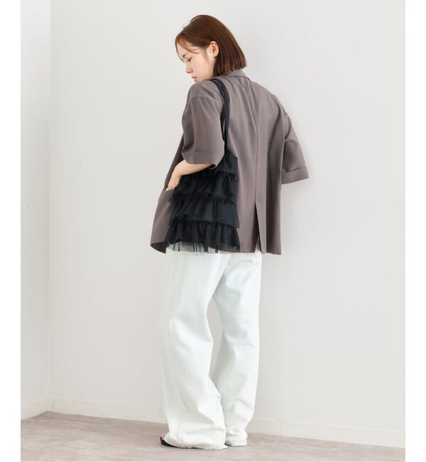 U by SPICK&SPAN「《限定カラー》ウォッシャブルリネンジャケット」|テーラードジャケット|