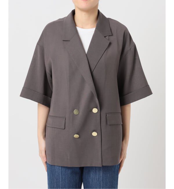 U by SPICK&SPAN「《限定カラー》ウォッシャブルリネンジャケット」|テーラードジャケット|