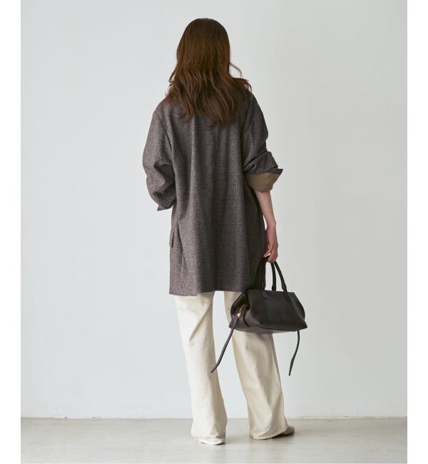 NOBLE「《予約》【別注】COUTURE D'ADAM BIG JK Single/Italian Tweed」|テーラードジャケット|