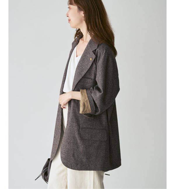 NOBLE「《予約》【別注】COUTURE D'ADAM BIG JK Single/Italian Tweed」|テーラードジャケット|