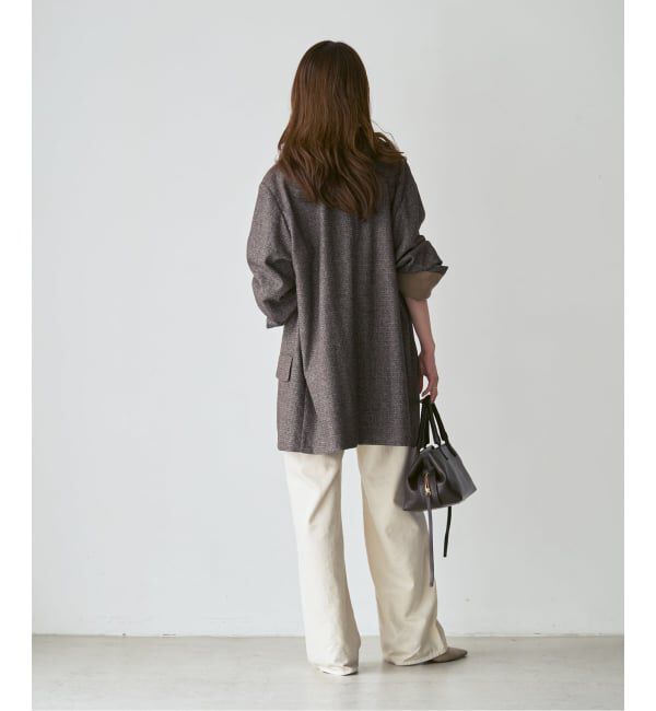 NOBLE「《予約》【別注】COUTURE D'ADAM BIG JK Single/Italian Tweed」|テーラードジャケット|