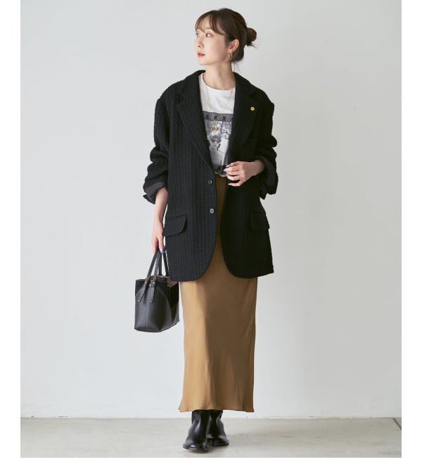 NOBLE「《予約》【別注】COUTURE D'ADAM BIG JK Single/Italian Tweed」|テーラードジャケット|
