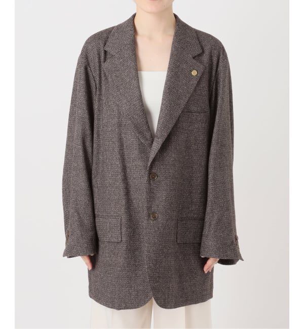 NOBLE「《予約》【別注】COUTURE D'ADAM BIG JK Single/Italian Tweed」|テーラードジャケット|