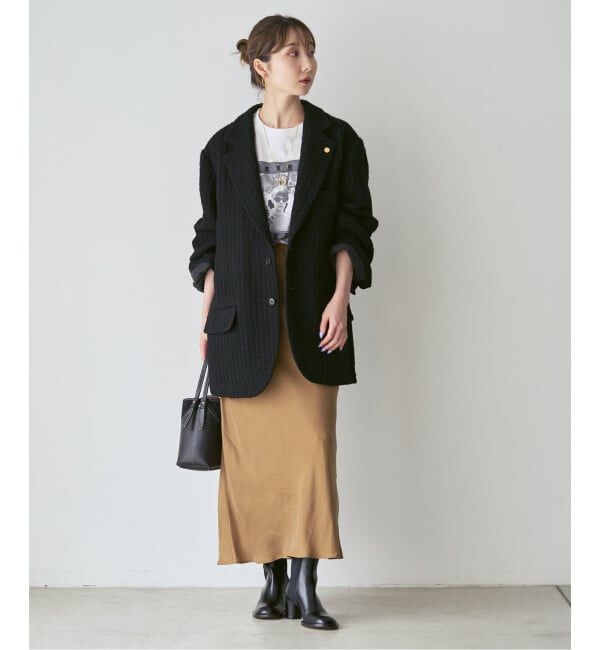 NOBLE「《予約》【別注】COUTURE D'ADAM BIG JK Single/Italian Tweed」|テーラードジャケット|