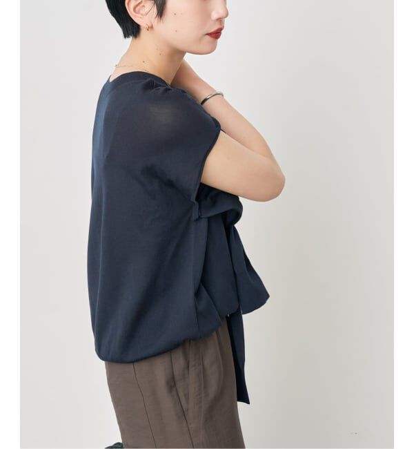 Spick and Span「2WAYスリーブプルオーバー」|ニット・セーター|