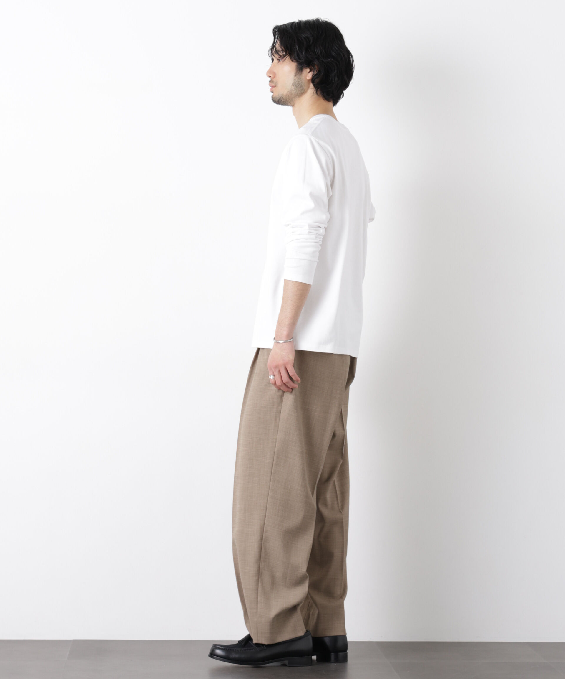 NANO universe「Anti Soaked(R)汗染み防止 クルーネックTシャツ」|Tシャツ・カットソー|