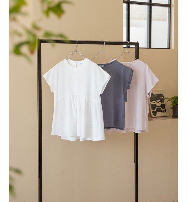 組曲「ハシゴレースフレンチスリーブ カットソー」|Tシャツ・カットソー|