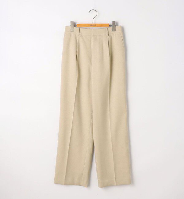 NOLLEY'S「《セットアップ対応》ウォッシャブルハイスペック麻調愛されセミワイドパンツ」|その他|