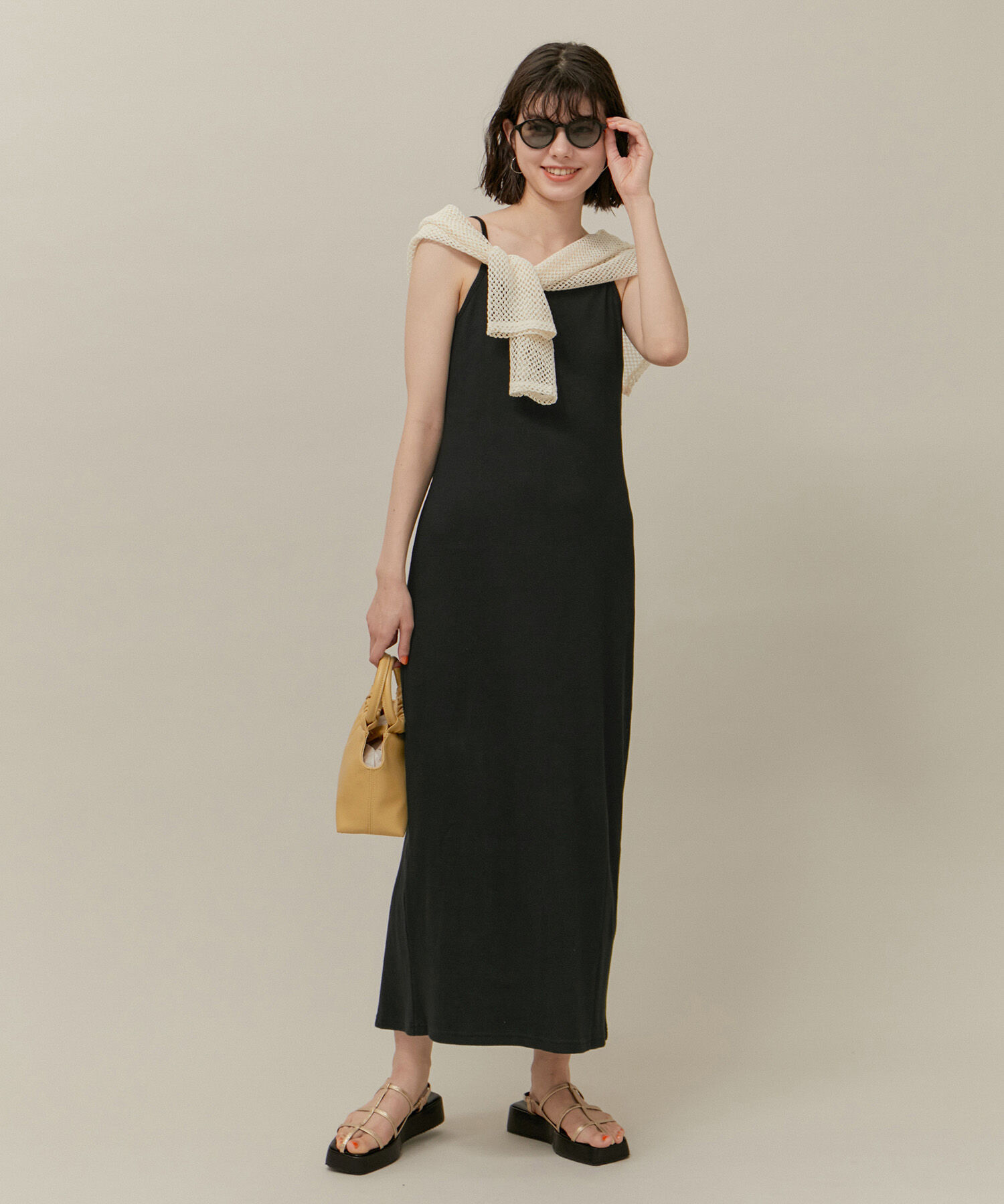 ROPE' PICNIC R「ジップ付きトップス&times;テレコキャミワンピース」|ワンピース|