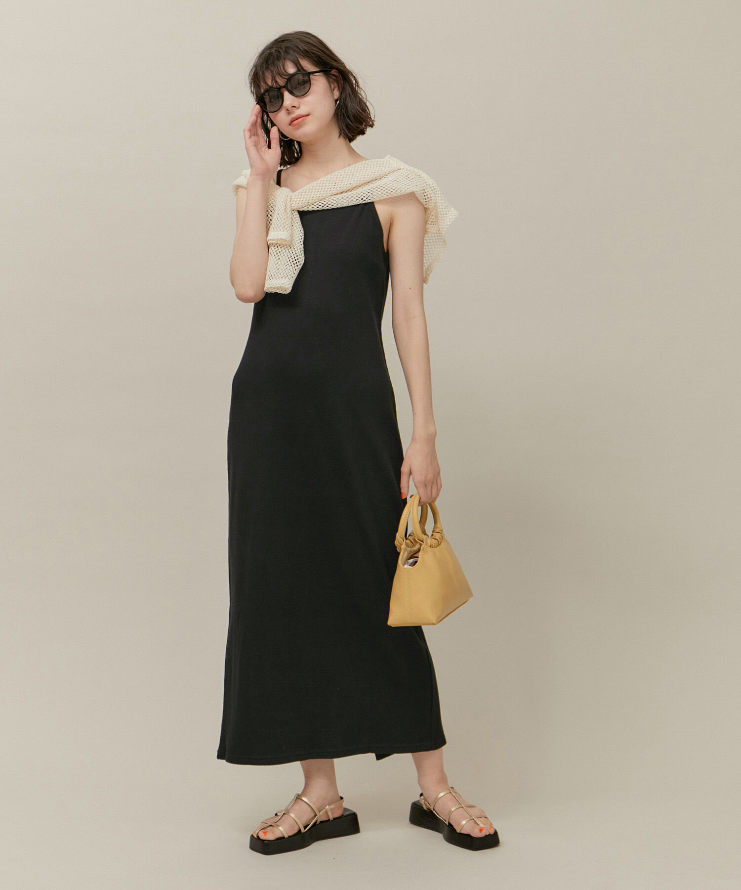 ROPE' PICNIC R「ジップ付きトップス&times;テレコキャミワンピース」|ワンピース|