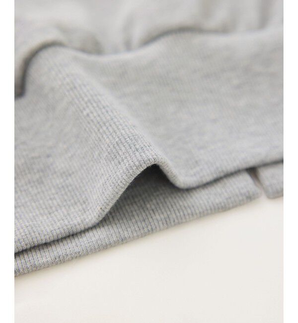 Rope&rsquo;Picnic「キーネックラメ入りミニ裏毛トップス/汗染み防止・セットアップ対応」|Tシャツ・カットソー|