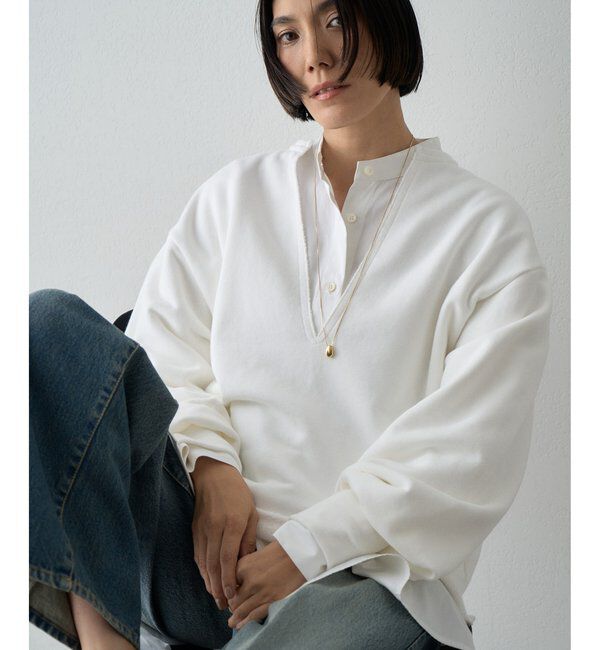  「ミドルスウェットVプルオーバー」|Tシャツ・カットソー|
