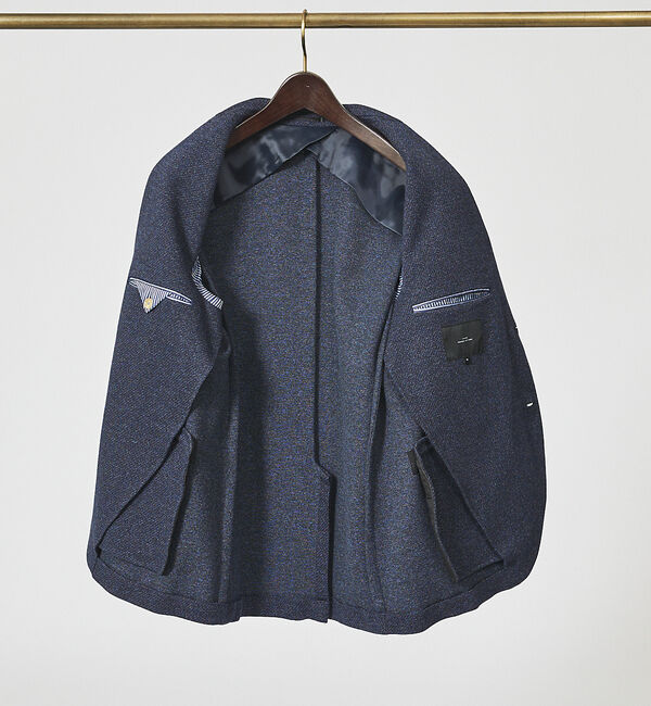 ABAHOUSE「【セットアップ対応/FLEX JACKET】ムリネ ジャージ  ジャケット」|テーラードジャケット|