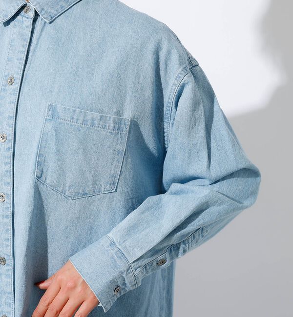 Rouge vif「【MICA&DEAL /マイカアンドディール】Denim shirt / デニム」|シャツ・ブラウス|