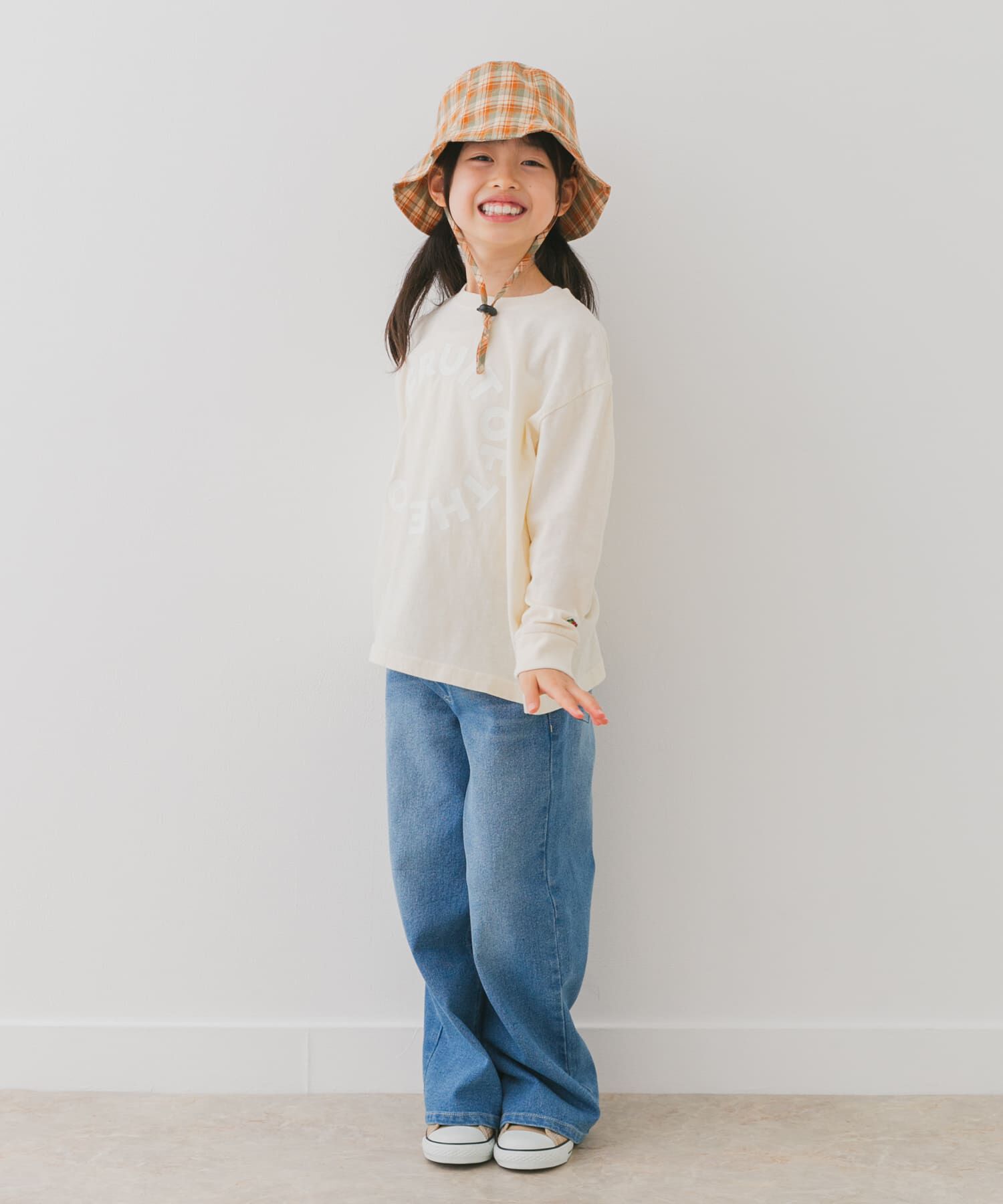 URBAN RESEARCH DOORS「『別注』FRUIT OF THE LOOM&times;DOORS　サークルロゴ長袖Tシャツ(KIDS)」|その他|