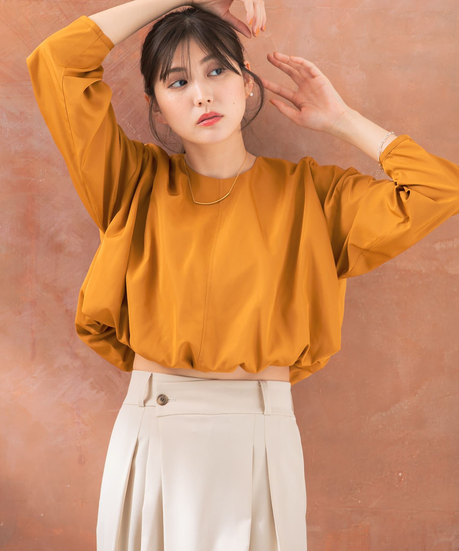 URBAN RESEARCH ROSSO「クロップドバルーンブラウス」|シャツ・ブラウス|
