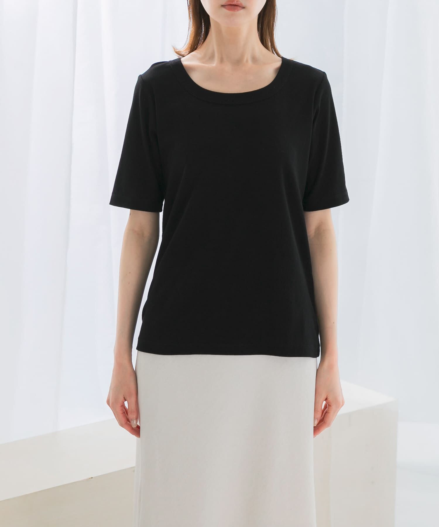 URBAN RESEARCH ROSSO「接触冷感強撚コットン2WAYカットソー」|Tシャツ・カットソー|