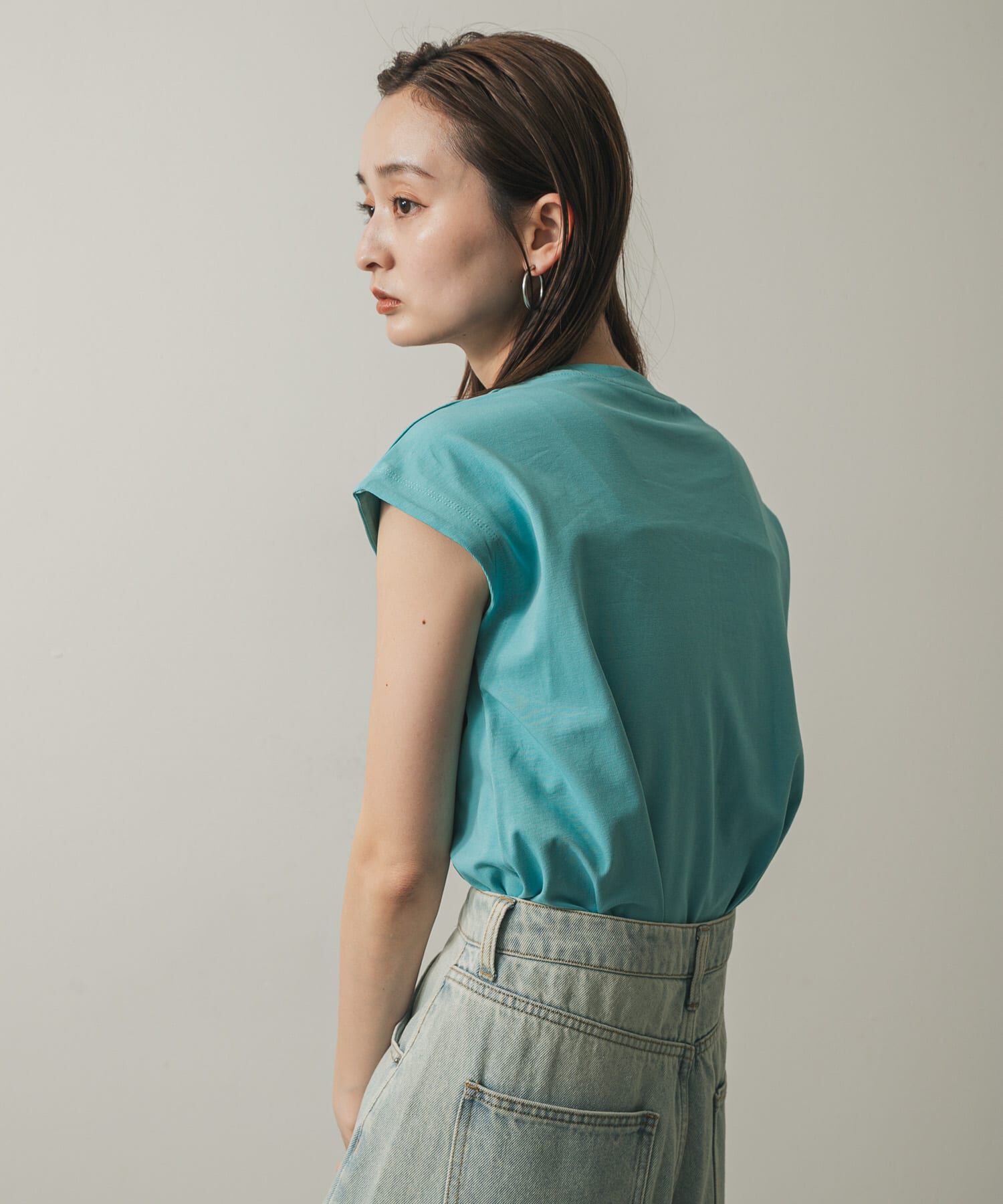 SENSE OF PLACE by URBAN RESEARCH「『UR TECH ひやサラクール』 クールタッチフレンチスリーブTシャツ」|Tシャツ・カットソー|