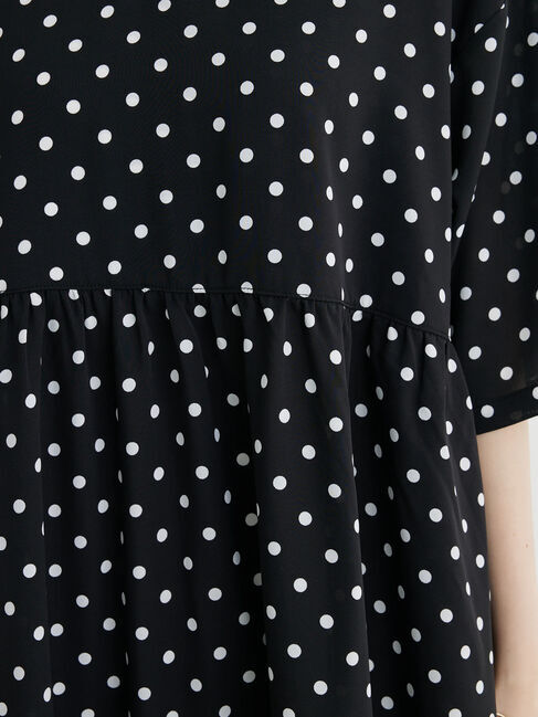 Green Parks「・novem9　ドットpt　Aラインワンピース」|ワンピース|