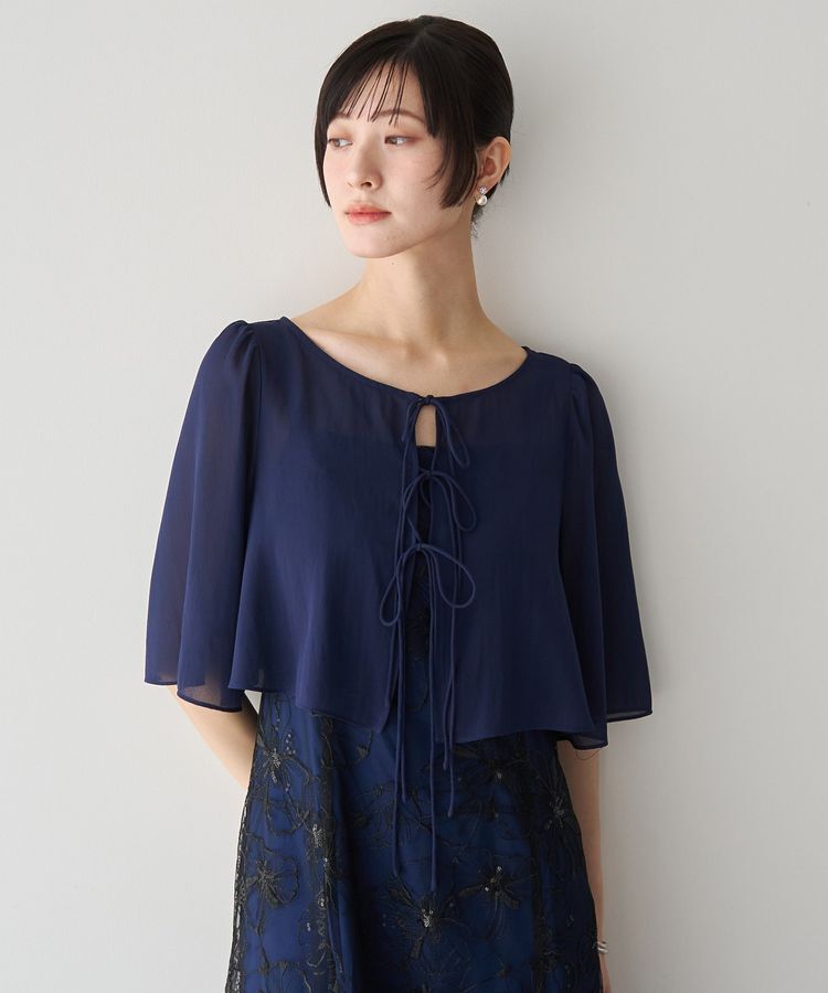 YECCA VECCA「【2点SET】フラワー柄スパンコール刺繍ドレス」|ワンピース|