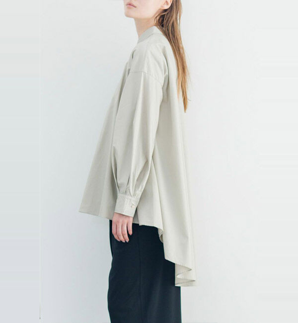 mizuiro ind「mizuiro ind ワイドシャツチュニック」|シャツ・ブラウス|