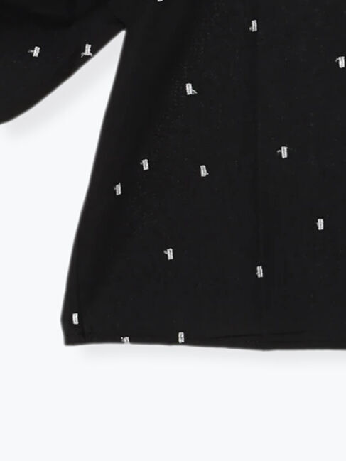 Samansa Mos2「◇【イージーケア】ドットラメ刺繍ブラウス」|シャツ・ブラウス|