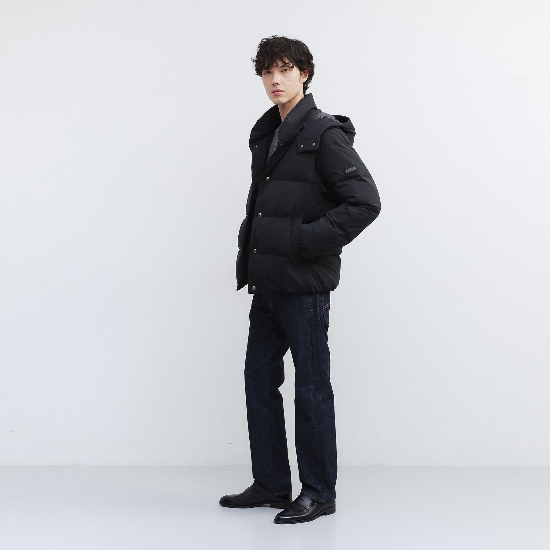 TAKEO KIKUCHI「【袖取り外し可】デタッチャブル ダウンブルゾン」|ダウン|