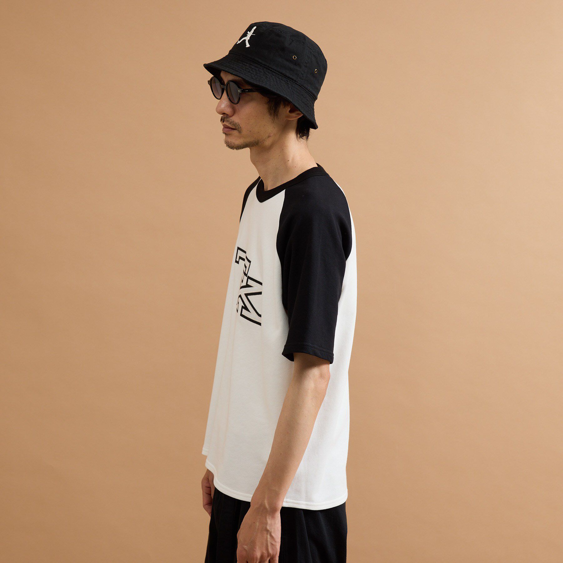 40CARATS&525「カレッジ風TKラグラン配色ミニ裏毛T」|Tシャツ・カットソー|